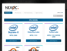 Tablet Screenshot of pcconfig.nexoc.de